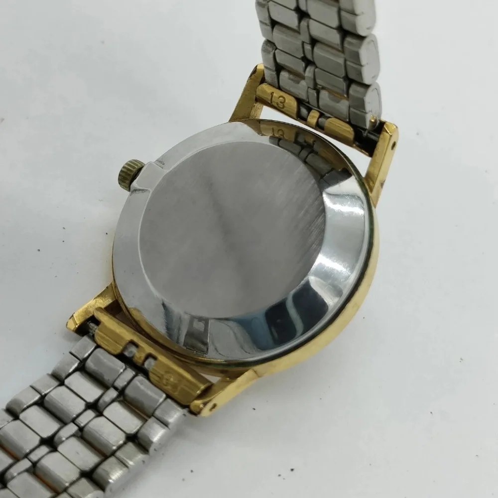 Omega Watch 511.0392 De Ville 24mm Women's Gold X Silver Vintage Rare